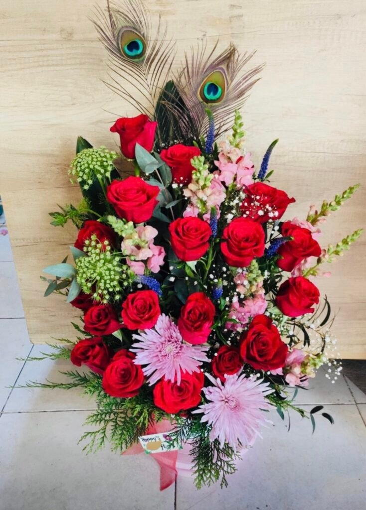 Centro base 20/25 rosas