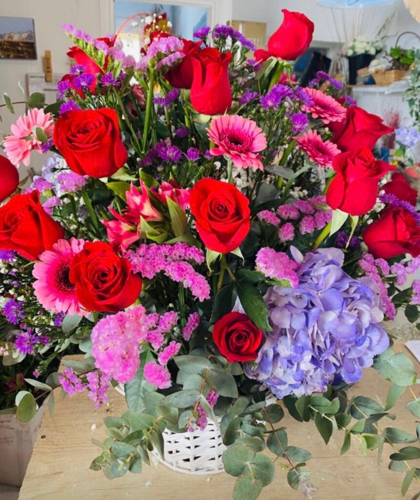 Centro base 20/25 rosas