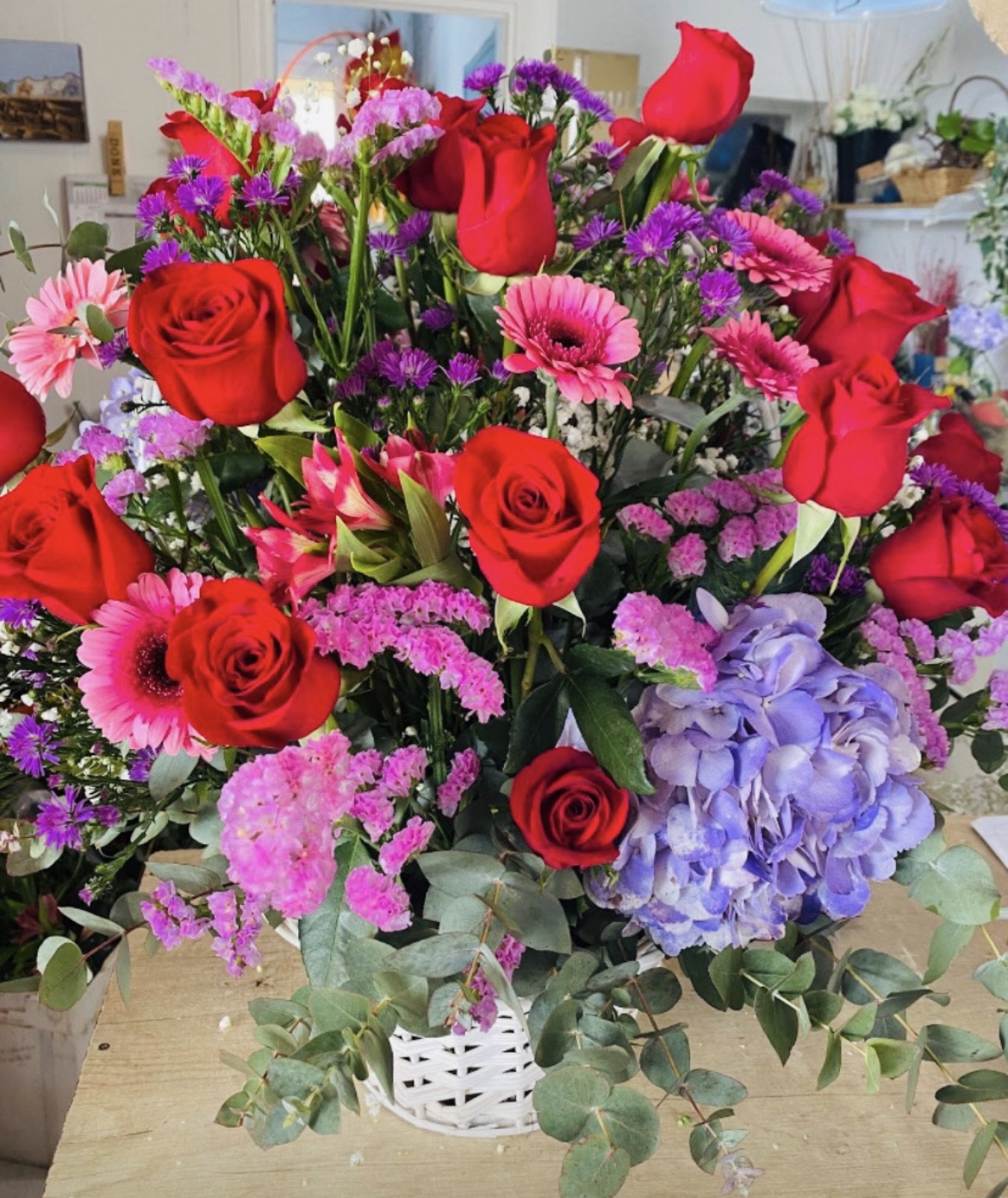 Centro base 20/25 rosas: imagen 1