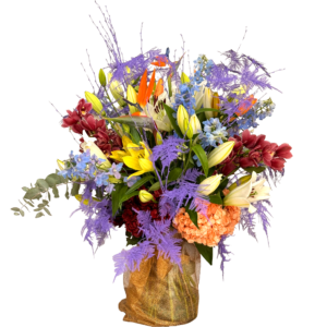 Centro elegante multicolor