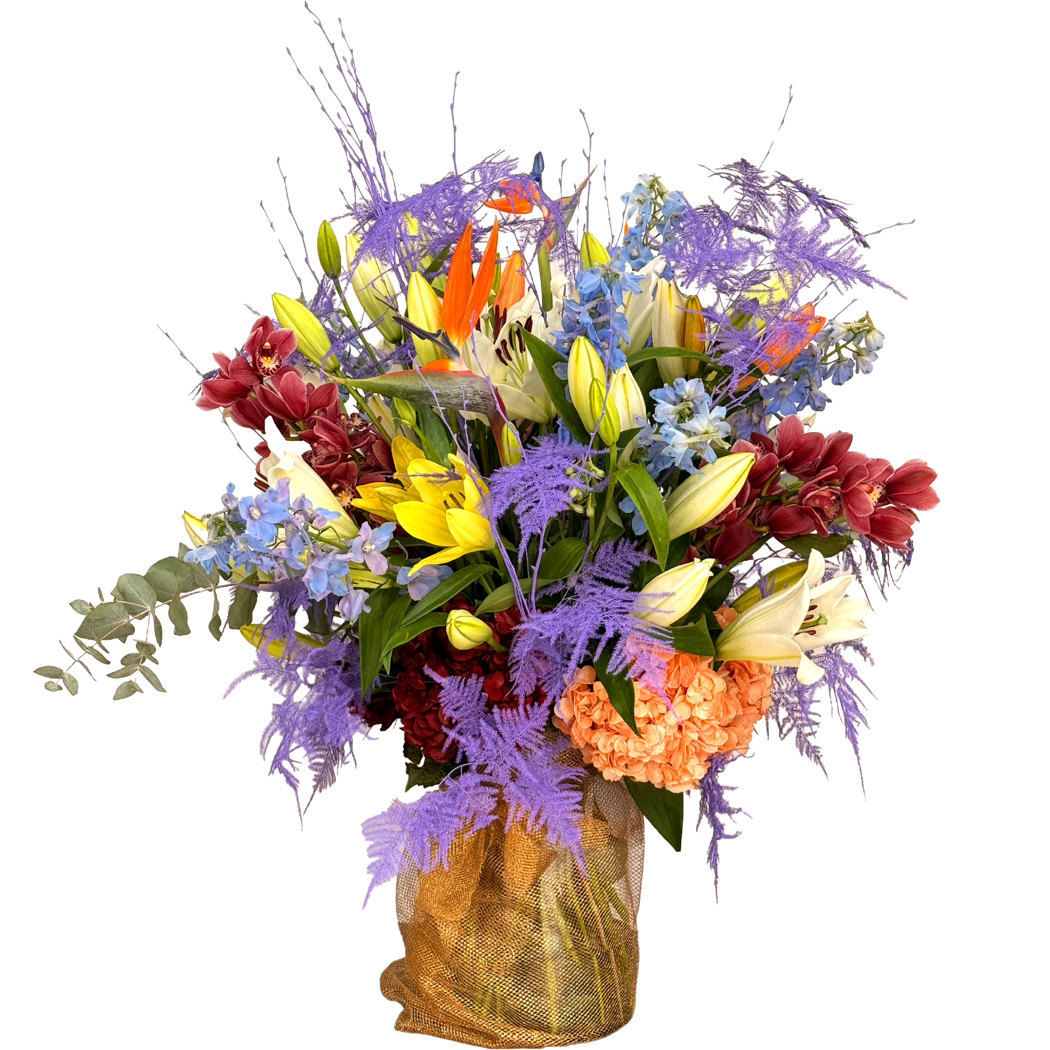 Centro elegante multicolor: imagen 1