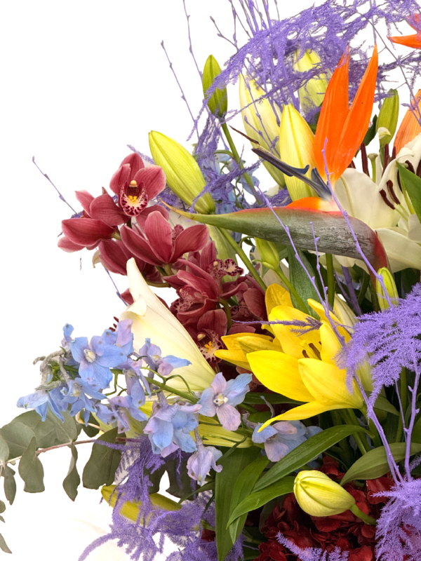 Centro elegante multicolor