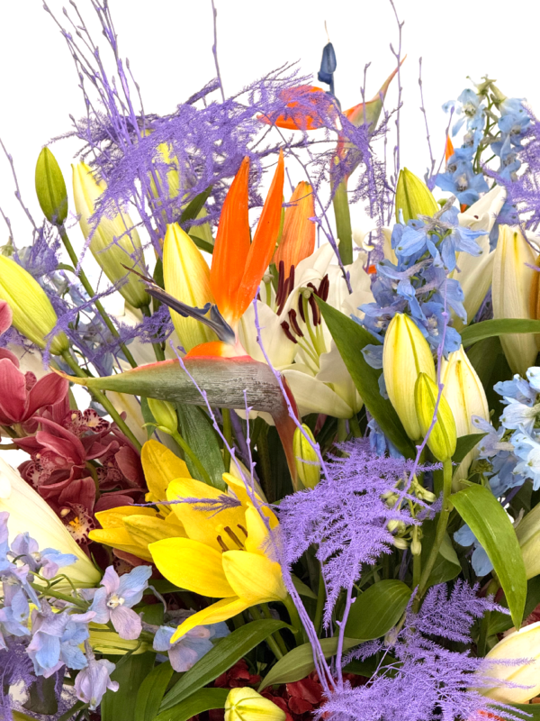 Centro elegante multicolor